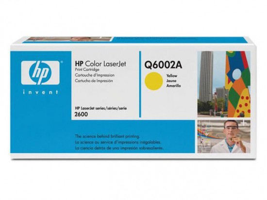 Hewlett Packard Color LaserJet Yellow Print Cartridge [Q6002A]
