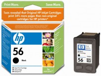 Hewlett Packard HP 56 Black Inkjet Print Cartridge [C6656AE]