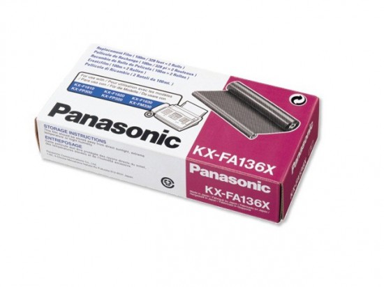 Μελανοταινία Fax Panasonic KX-FA136X 2 Rolls